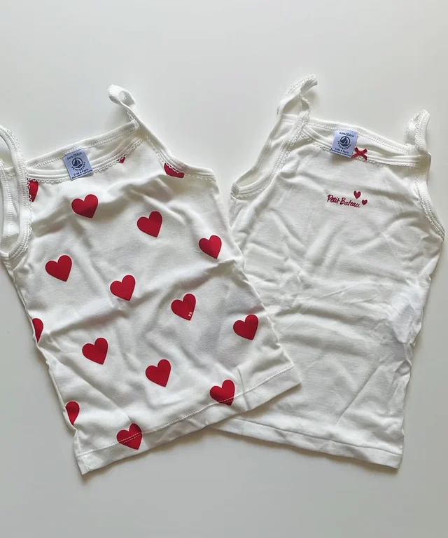 Set due canotte per bambina Petit Bateau