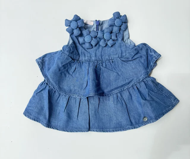 Abitino blu denim Liu Jo per neonata