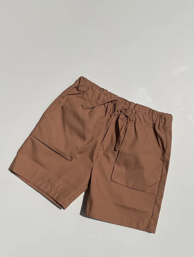 Bermuda cargo in cotone per bambino in due colori
