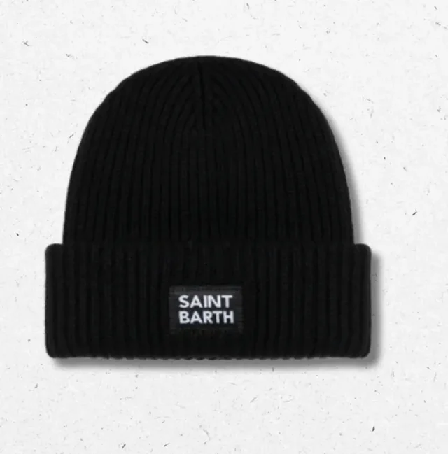 Berretto a Costine Bambino Mc2 Saint Barth - Blu Navy e Nero