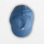 Berretto da bambino K-Way modello K2158KW in maglia a costine con logo colorato, disponibile nei colori cielo e lime. 1