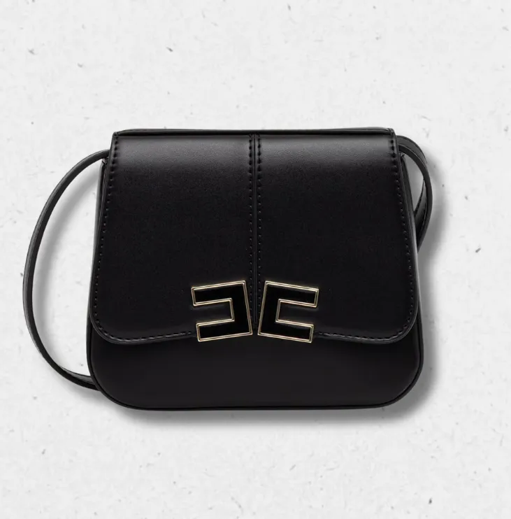 Borsa crossbody Elisabetta Franchi bambina nude nera
