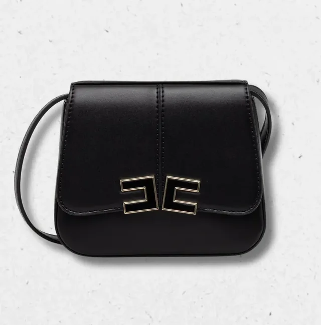 Borsa Crossbody Bambina Nude o Nera Similpelle – Elisabetta Franchi
