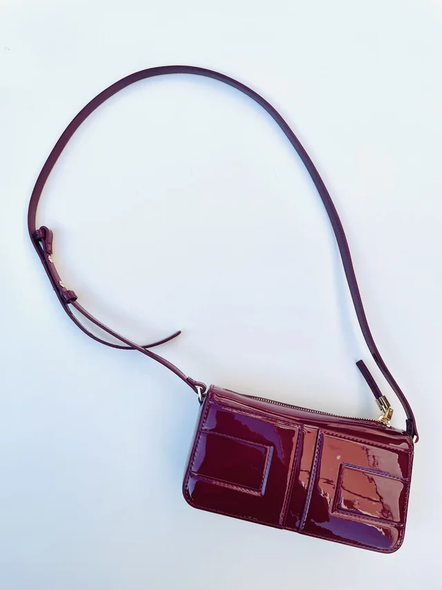 Borsa Elisabetta Franchi La Mia Bambina Magenta e nera