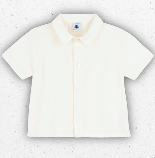 Camicia Bambino Petit Bateau in Garza di Cotone Leggera e Confortevole
