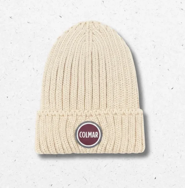 Cappello a Coste con Risvolto Misto Lana Unisex Colmar Originals