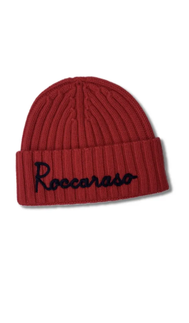 Cappello a Coste MC2 Saint Barth 'Roccaraso' - Lana Merino Rossa