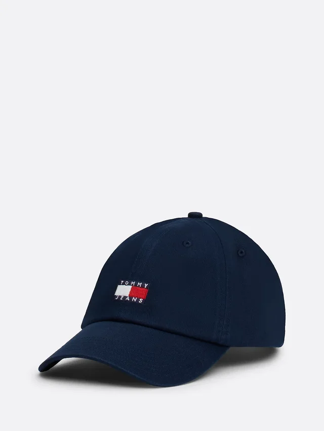 Cappello Baseball Tommy Hilfiger in Cotone Biologico con Logo Ricamato