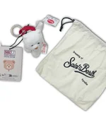 Charm in peluche di mini Gattino, Trudi Special Edition in collaborazione con MC2 Saint Barth. Accessorio di sicurezza garantita, morbido e realistico. 1