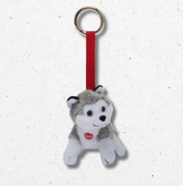 Charm con Mini Husky Peluche | Trudi Special Edition x MC2 Saint Barth