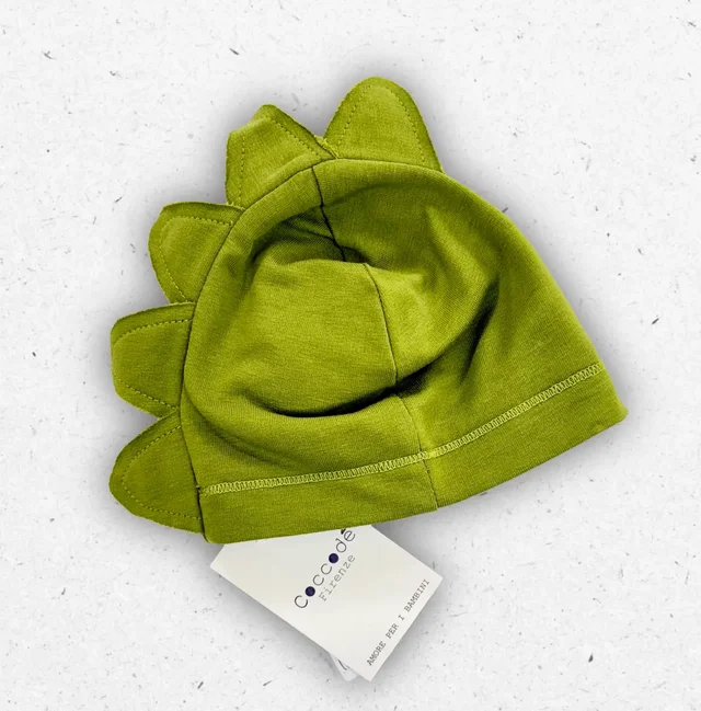 Coccodè Firenze Cappellino in felpa coccodrillo per neonato
