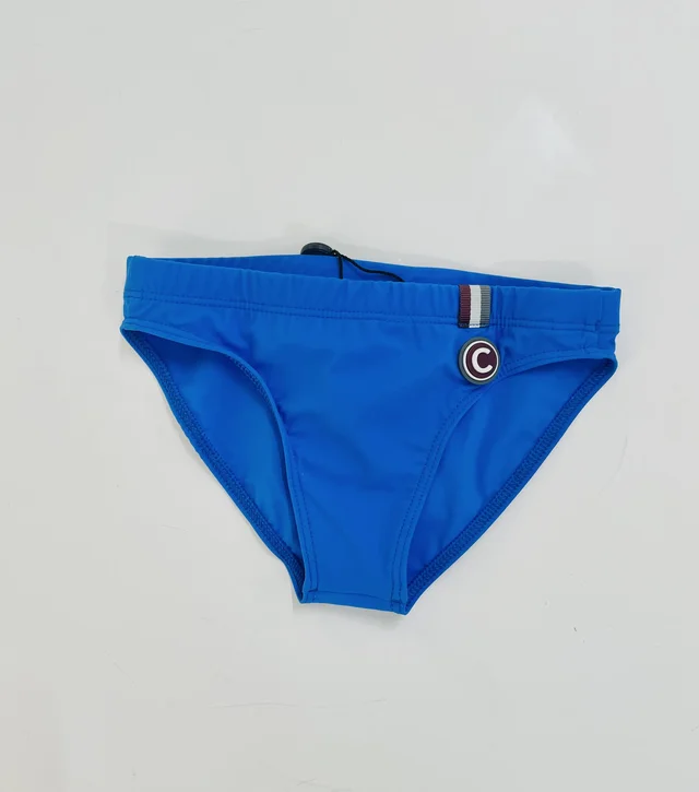 Costume Bambino Colmar in Lycra Colore Ciano