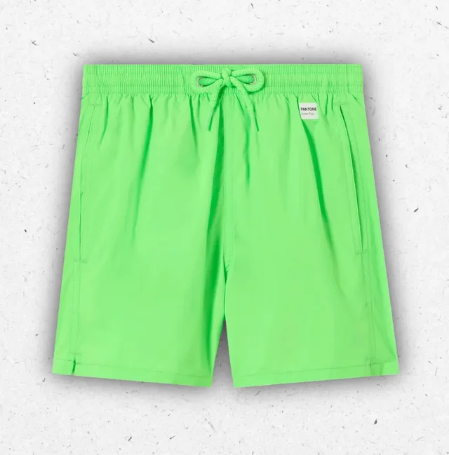 Costume Mare Ragazzo MC2 Saint Barth Jean Lighting Special Edition Pantone Verde Fluo