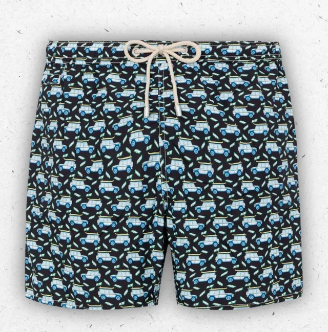 Costume Uomo MC2 Saint Barth Boxer Lighting Stampa Fuoristrada e Surf