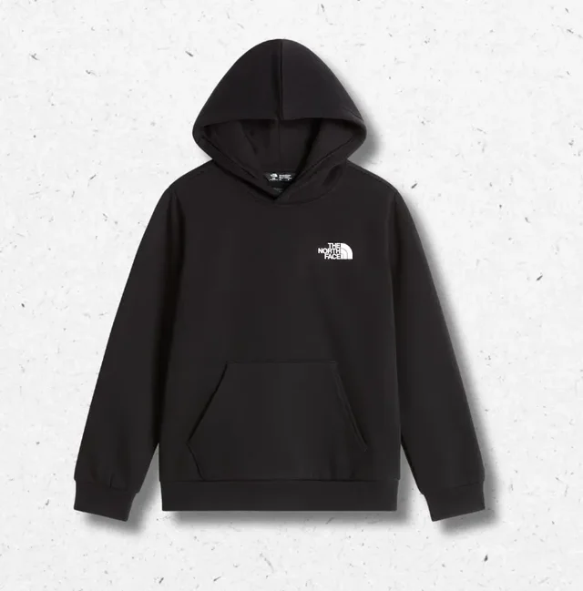 Felpa Cappuccio Pullover The North Face Ragazzo Nera o Lilla – Evolution Box NSE