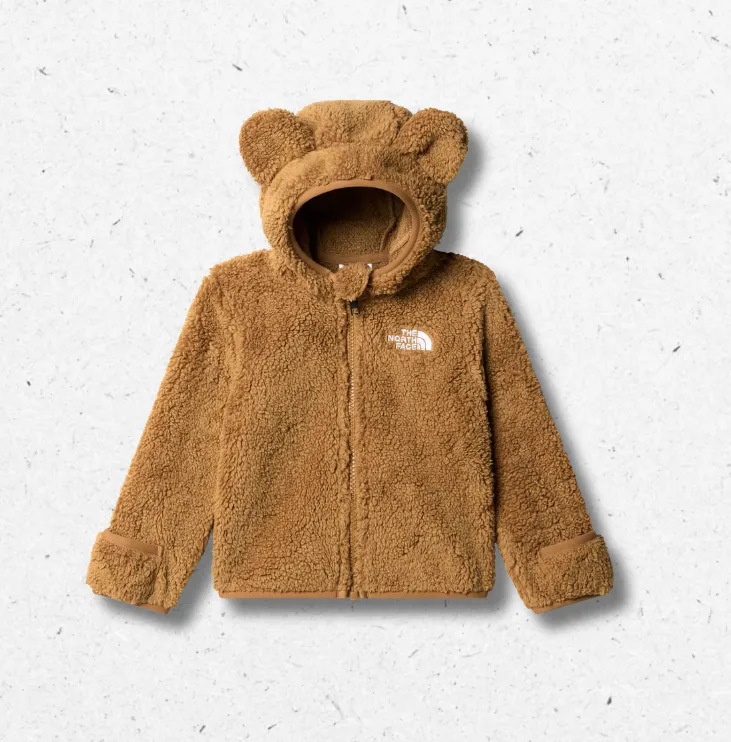 Felpa Campshire The North Face cammello orecchie da orso neonato