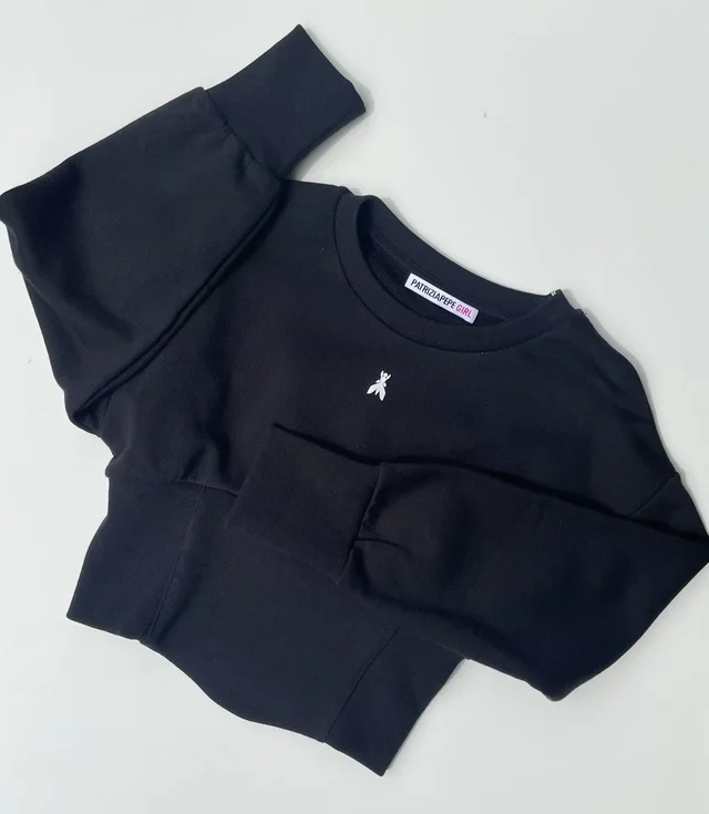 Felpa chiusa cropped Patrizia Pepe per ragazza