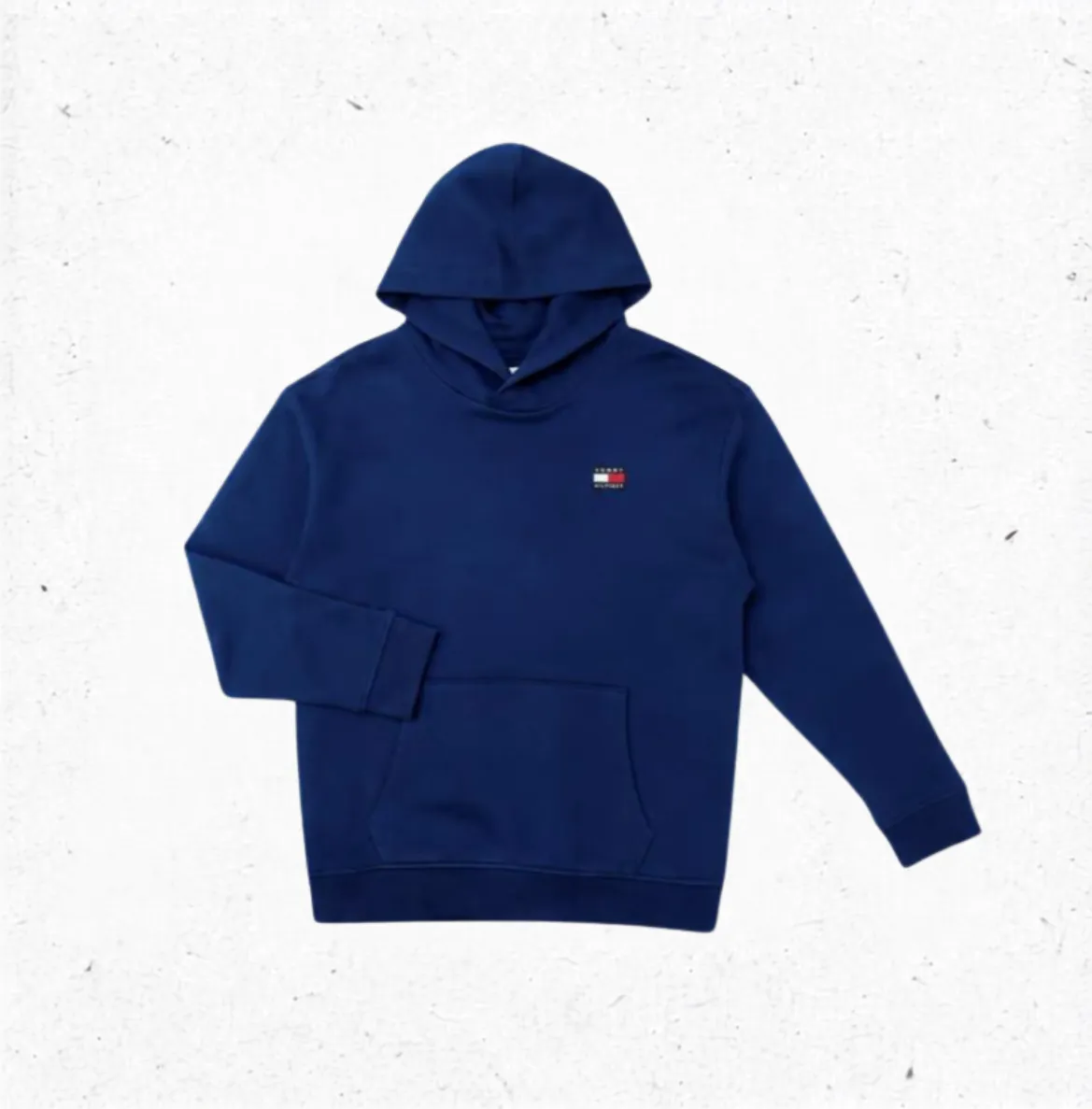 Felpa con cappuccio Tommy Hilfiger panna nera
