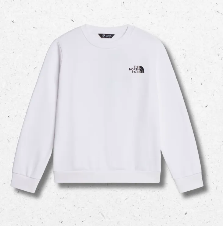 Felpa Evolution Box NSE The North Face ragazzo bianca