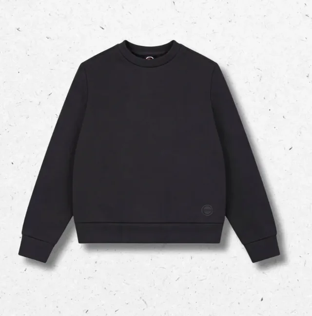 Felpa Girocollo Bambina Cotone Modal Felpato Colmar Originals Nera