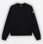 Felpa a girocollo da bambino Colmar Originals in cotone leggero con logo sulla manica, disponibile nei colori nero e verde. 1