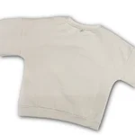 Felpa Please girocollo in colore marmo/crema per bambina, con stampa School of Rock e bambina con chitarra. 1