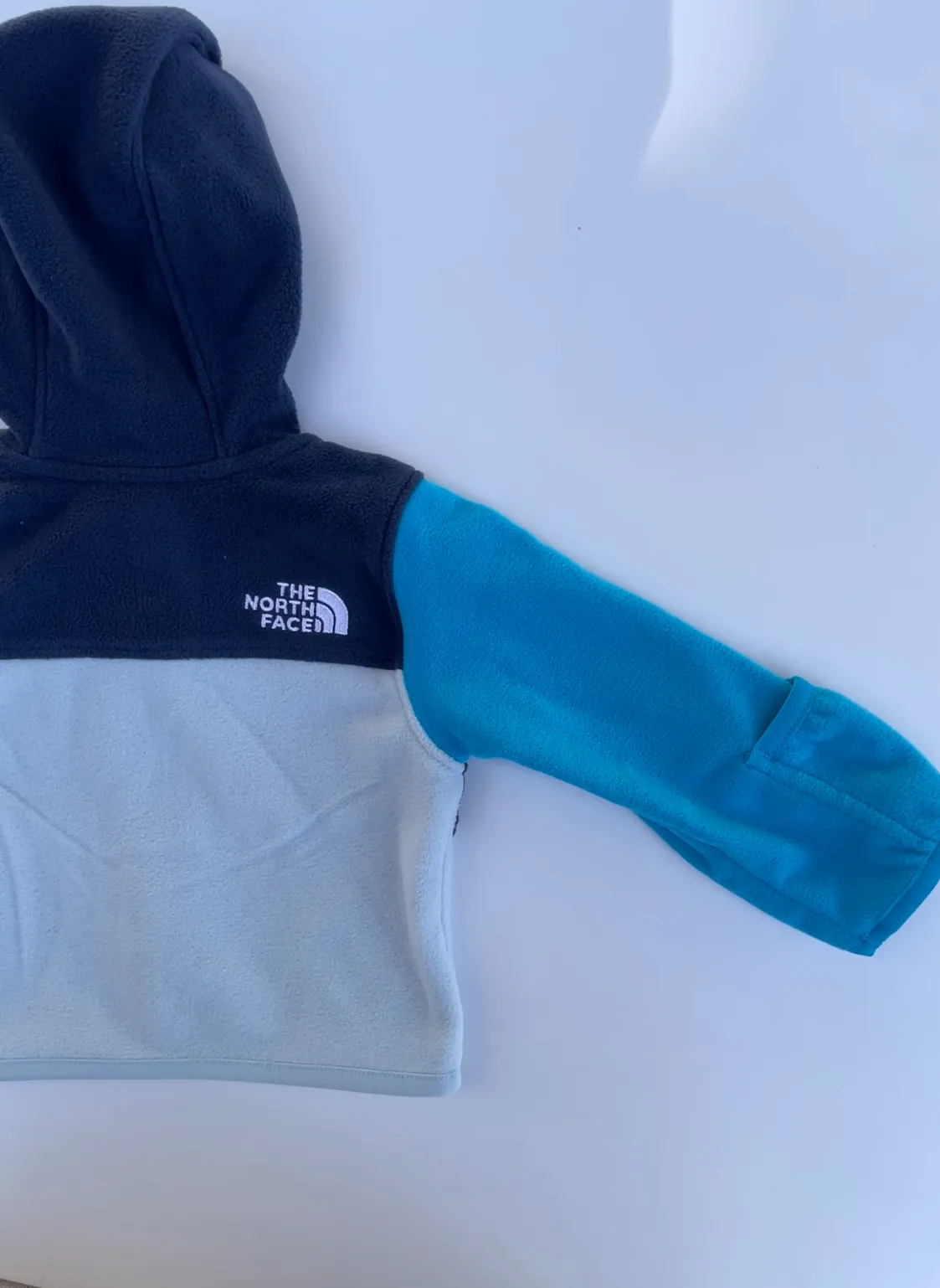 Felpa Glacier con cappuccio e cerniera integrale da neonato