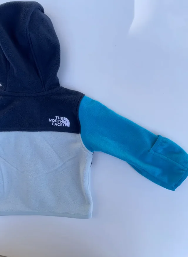Felpa The North Face Glacier da neonato - Pile con cappuccio e cerniera integrale