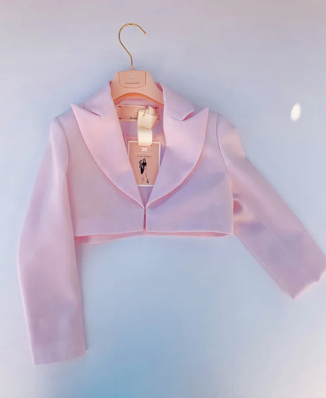 Giacca Cropped Elisabetta Franchi La mia Bambina per ragazza
