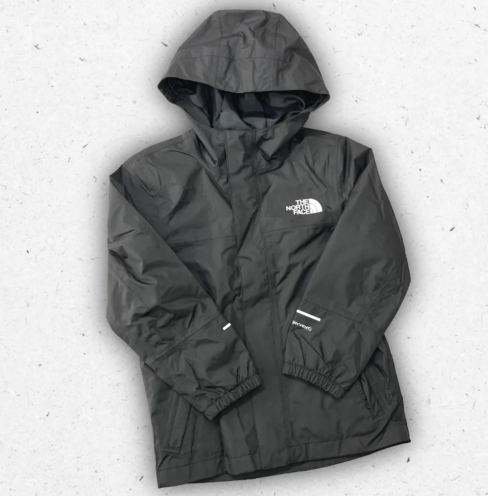 Giacca tecnica Antora da ragazzo The North Face, impermeabile e traspirante con tecnologia DryVent e dettagli riflettenti.