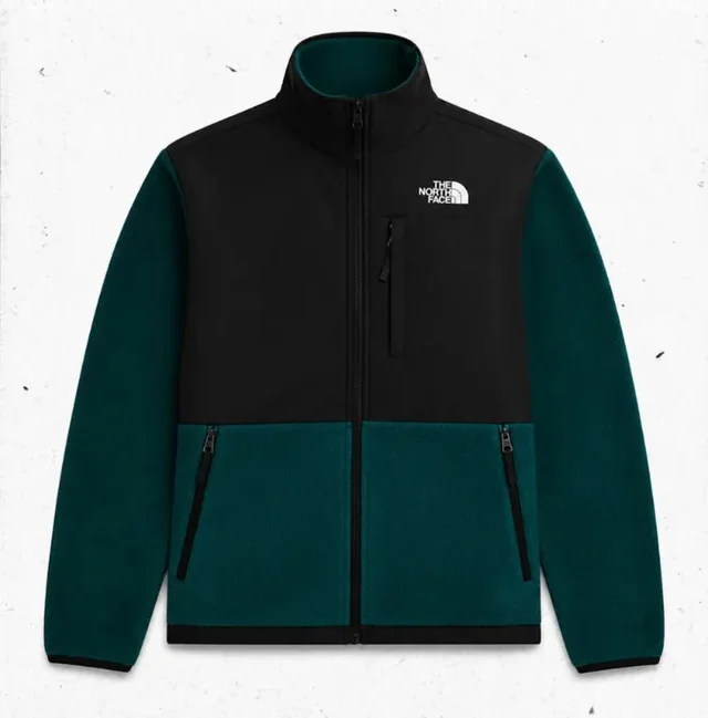 Giacca Denali The North Face Ragazzo Verde o Nera in Pile