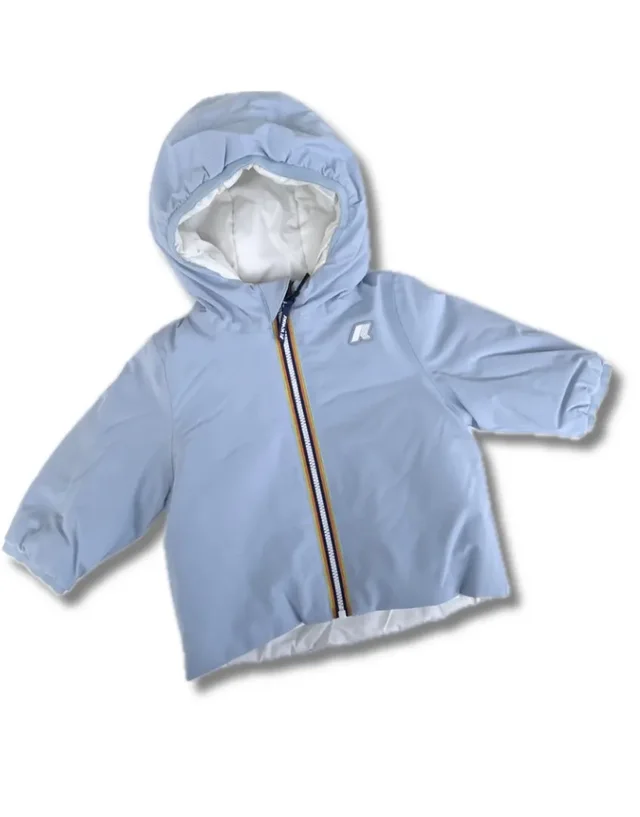 Giacca Reversibile Imbottita Unisex K-Way Jack St Warm Neonato