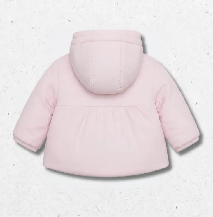 Giubbino K-Way Maelle Orsetto rosa neonata