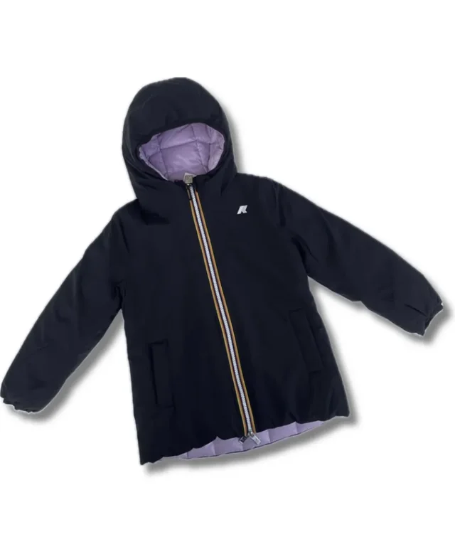 Giubbotto Reversibile Imbottito in Piuma K-Way Sophie St Thermo Bambina
