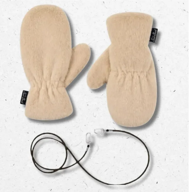 Guanti Muffola Muffy Fur Beige MC2 Saint Barth