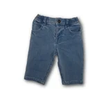 Jeans Tommy Hilfiger per neonato in denim medio, con elastico in vita e logo a bandiera sulla tasca posteriore. 1