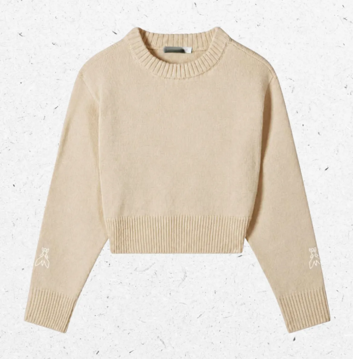 Maglioncino Patrizia Pepe ragazza nero beige crop