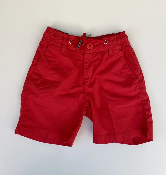 Pantalaccio corto bambino Jeckerson color rosso