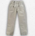 Pantalaccio da ragazzo Jeckerson modello 134P in cotone con vita elasticizzata, coulisse regolabile e tasche a filo. 1
