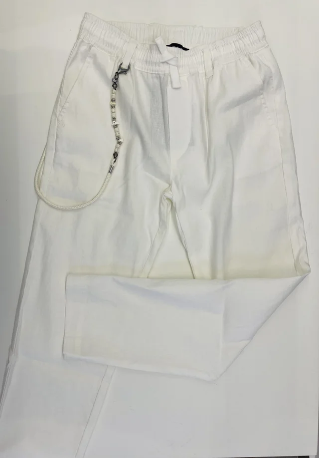 Pantalaccio bianco Please per ragazzo