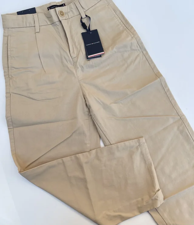 Pantalone chino beige Tommy Hilfiger per ragazzo