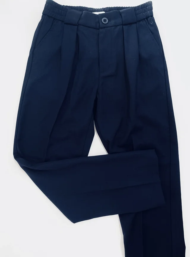 Pantalone elegante in fresco lana Jeckerson blu ragazzo