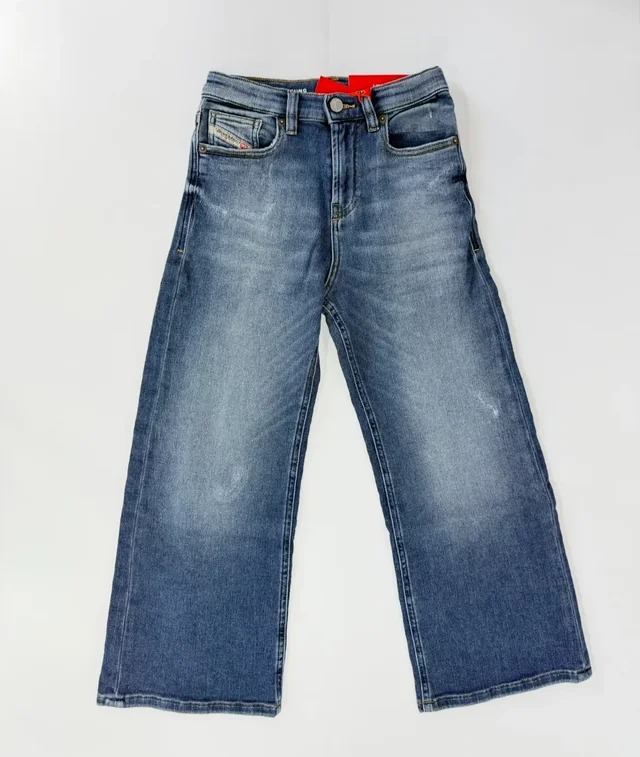 Pantalone Jeans Diesel blu denim chiaro per ragazza