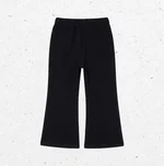 Pantalone Liu Jo bambina nero jersey svasato 1