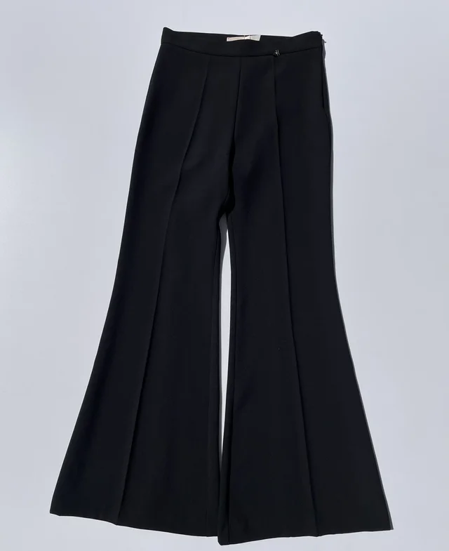 Pantalone palazzo Crepe nero per ragazza Elisabetta Franchi