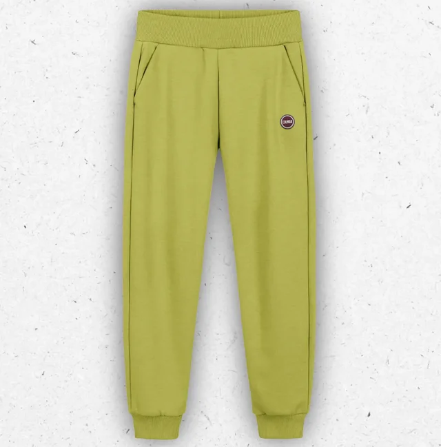 Pantaloni Tuta Bambino Colmar Originals in Felpa di Cotone Verde o Nero