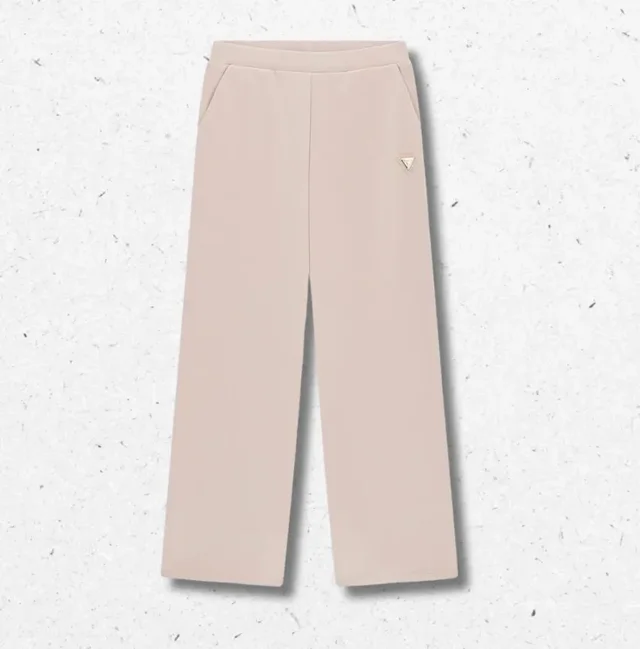 Pantaloni Tuta Guess Ragazza Rosa Vita Regolare Regular Fit