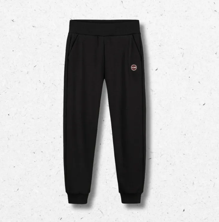 Pantaloni della tuta jogger da bambino e ragazzo Colmar Originals in cotone felpato con elastico in vita tasche laterali e logo