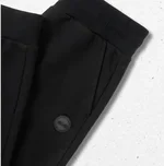 Pantaloni della tuta da ragazza Colmar Originals neri in interlock stretch di cotone modal felpato con elastico in vita e logo 1