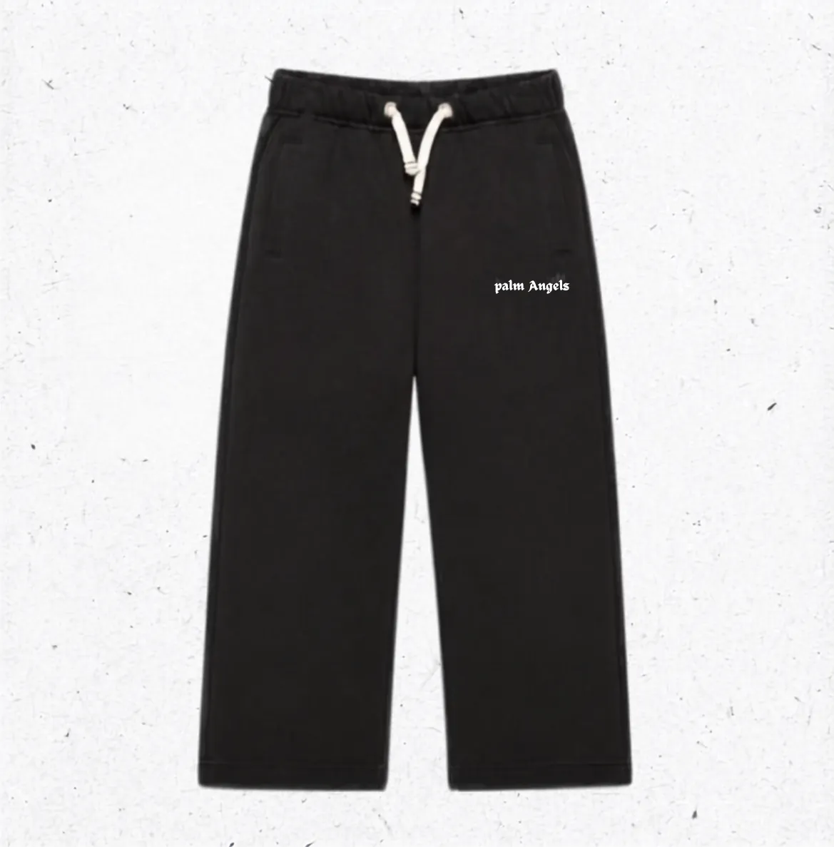 Pantatuta Palm Angels bambino nero stampa logo